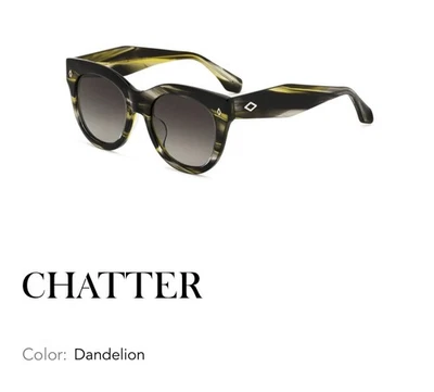Sama Chatter Women’s Sunglasses In Dandelion Hand polished Japanese acetate EUC - Image 1 of 4