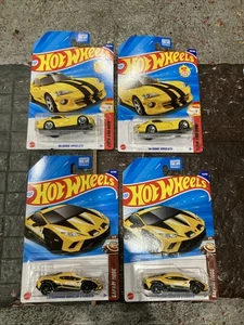 2025 Hot Wheels THEN AND NOW 4/10 '96 Dodge Viper GTS (Yellow)/ 4 Car Lot - Picture 1 of 6