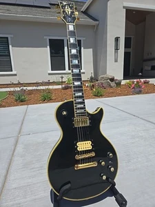 1977 Gibson Les Paul Custom Black Vintage With Ohsc Original Case - Picture 1 of 24