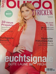 BURDA Stricken 02/2020: 50 neu Modelle u.a. 12 XL-Schals # 7013 - Picture 1 of 6