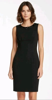 Nuevo con etiquetas Vestido de Crepé Kate Spade Floral Racimo Diana en Negro Joya Adornado 4 Foto 1 de 4