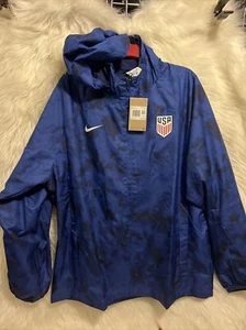 Nike USMNT US Men’s National Soccer Windbreaker Jacket DN1084-452 Size 2XL $110 - Picture 1 of 7