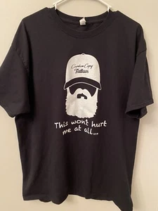 Tattoo Shop Black Graphic T-shirt Beard Man This Won’t Hurt Jerzees Dri-power XL - Picture 1 of 3