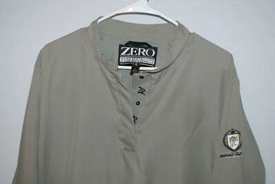 Chaqueta camisa cortavientos de golf de guinga Zero Restriction para mujer National Golf Club L nueva sin etiquetas Foto 1 de 4
