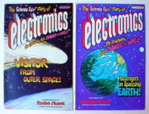 Radio Shack The Science Fair Story of Electronics Comic Book lote 2 1983 y 1985 - Imagen 1 de 12