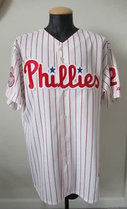 Camiseta Jim Thome Philadelphia Phillies Majestic Talla 52 Cosida MLB 6200 - Imagen 1 de 15