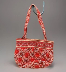 Rare Retired Vera Bradley Purse Paprika Orange Yellow Fall Colors Southwest VGC - Picture 1 of 7