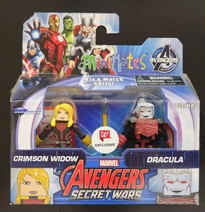 Disney Marvel Vengadores Guerras Secretas Minimates Viuda Carmesí y Drácula - Imagen 1 de 3