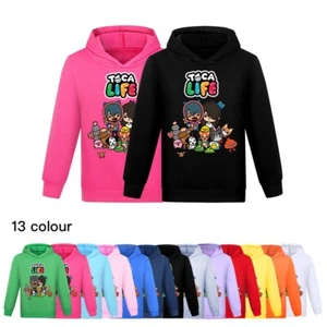 Kids Novelty TOCA LIFE T-shirt Hoodie Joggers Pants Tracksuit Jumper Top Sets - Picture 1 of 36
