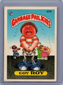 1986 Garbage Pail Kids Card Coy Roy #211b