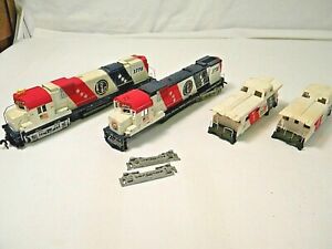 TYCO Spirit of '76 America Locomotive Caboose HO Scale Parts Lot Used