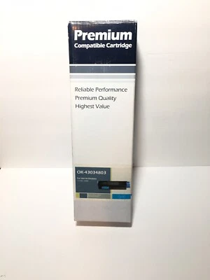 Toner Replacement for Okidata OK-43034803 C3100N C3200N Cyan Blue  - Image 1 of 4