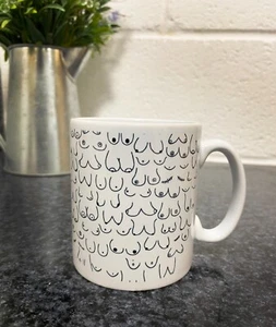 Taza Navidad Alternativa Tetas Patrón Artístico Café Té Bebida - Imagen 1 de 6
