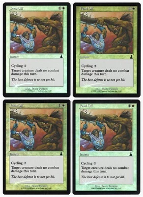 Fend Off x4 4x 1999 Urza's Destiny PLAYSET FOIL White Common Instant MTG NM AZ1 - Image 1 of 2