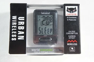 CATEYE URBAN CC-VT220W WIRELESS BLACK BICYCLE SPEEDOMETER COMPUTER - Picture 1 of 3