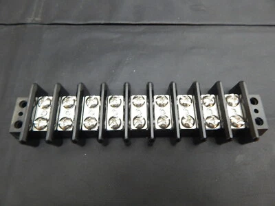 KULKA/MARATHON 603GP09 TERMINAL BLOCK BARRIER STRIP 50A 18 POSITION 17.4mm - Image 1 of 3