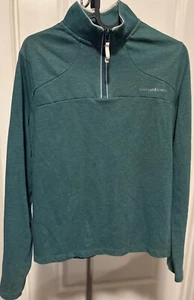 Vineyard Vines Boys' Performance Shep Teal Quarter-Zip Pullover Size Smalll - Picture 1 of 8