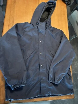 Field And Stream Jacket Mens Large Hooded Lined Softshell Jacket Wind Rain Navy - Image 1 of 4