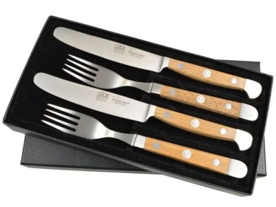 Güde Alpha Fasseiche Besteckset *42-E314/12 Tafelbesteck im Geschenkkarton - Bild 1 von 4