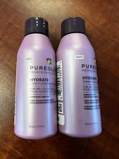 PUREOLOGY HYDRATE SHAMPOO & CONDITIONER 1.7oz each TRAVEL SIZE SET