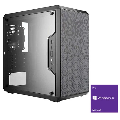 AMD 9600 Quad Core 16GB DDR4 RAM 480GB SSD Gaming PC Computer Masterx Windows 10