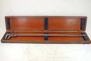 Brown & Sharpe 25" No 570 Inside / Outside Vernier Caliper w/ Storage Box - Picture 1 of 4