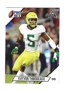 2023 Leaf Pro Set Kayvon Thibodeaux collegiate card (Oregon Ducks) - Picture 1 of 1