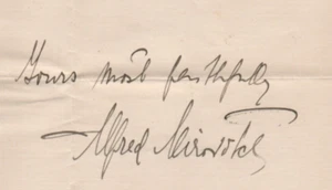 Alfred Mirovitch SIGNED Russian classical pianist & teacher autograph Mirovich - Picture 1 of 4