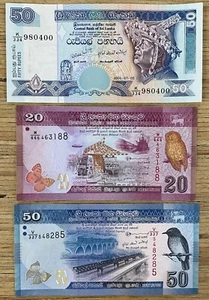 Billete de Rupias de Sri Lanka 2021 2021 2006 patrimonio sin circular - Imagen 1 de 3