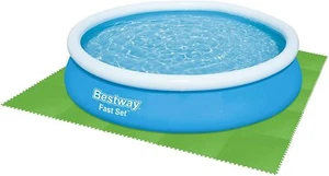 Bestway Lay Z Spa Pool and Spa Green Floor Protector - 9 Mats of 31" x 31" - Picture 1 of 5