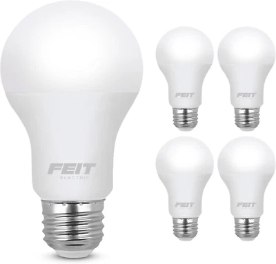 Feit Electric A19 LED Light Bulbs, 40W Equivalent, Non Dimmable, 450 Lumens, E26 - Image 1 of 4
