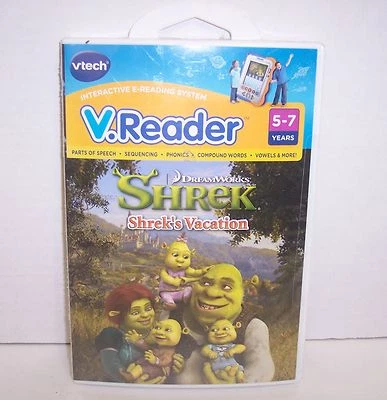 NEW! VTech V.Reader Cartridge : Shrek's Vacation : Ages 5-7 (80-280000) {2905} - Image 1 of 2
