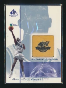 2001-02 SP GAME FLOOR MF FLOOR RELIC MICHAEL FINLEY MAVERICKS - Picture 1 of 1