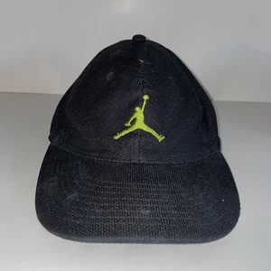 Air Jordan Hat Cap Snap Back Black Red Jump Man Boys Youth Kids Neon Green - Picture 1 of 6