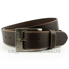 New MENS Brown Distressed REAL LEATHER BELT 1.5" Wide MILANO All Sizes  28 to 48