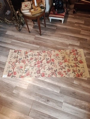 Coupon Tissu D'éditeur Coton Style Indienne XVIIIe 130 x 50 cm  - Photo 1/4