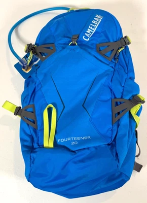 Nueva Mochila de Hidratación CamelBak Fourteener 20 Azul/Amarillo con Vejiga Foto 1 de 3