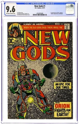 New Gods #1 CGC 9.6 1971 4554976008 1st app. Orion - Image 1 of 2