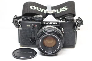 Olympus OM-2N Film Camera + OM-System  F.ZUIKO Auto-S 50mm F1.8 Lens - Picture 1 of 17