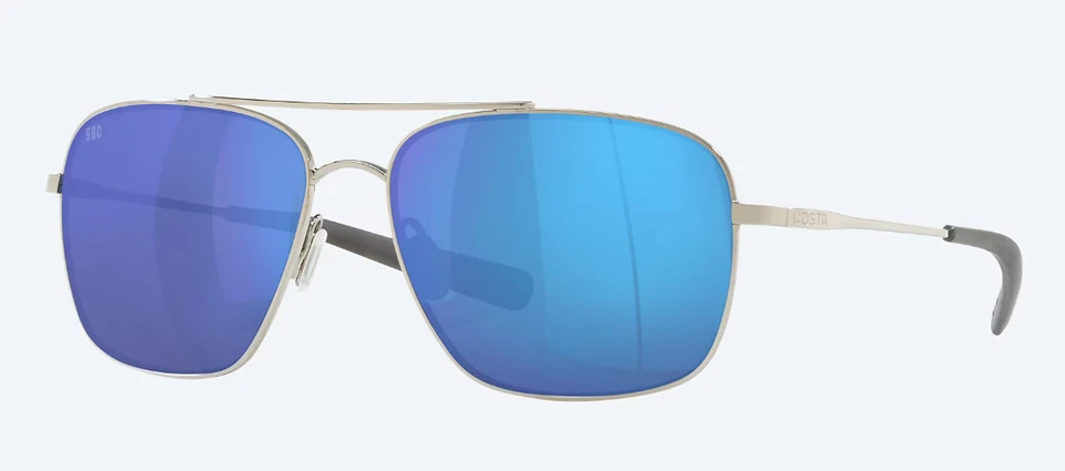 NUEVO Gafas de sol polarizadas Costa Del Mar CANAVERAL paladio/vidrio azul 580G Foto 1 de 1