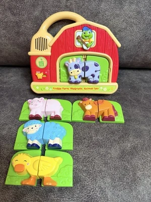 LeapFrog Fridge Farm Magnetic Matching Animal Barn Set Complete Works - Image 1 of 4