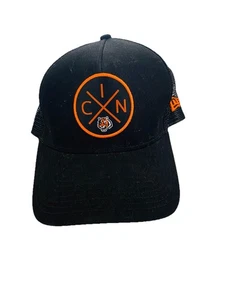 Cincinnati Bengals Hat Cap Snapback Black NFL Football Mesh Back New Era - Picture 1 of 5