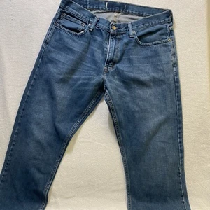 Levis Jeans Mens 34x32 514 Straight Fit denim medium wash pre-owned - Picture 1 of 9