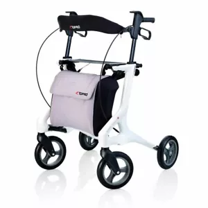 Topro Pegasus Carbon Fibre Rollator with Backrest and Bag - Blue or White Option - Picture 1 of 5