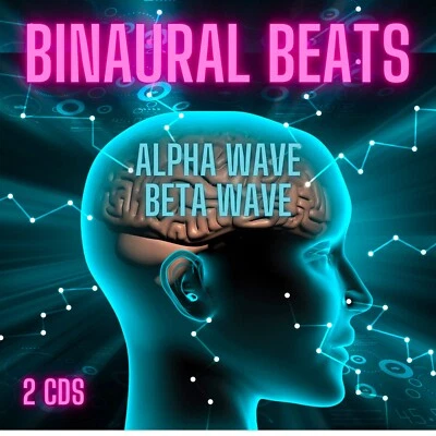 2 x Binaural Beats CDs - Alpha Wave / Beta Wave for Relaxation, Sleep and Focus - Image 1 of 4
