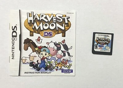 Harvest Moon DS (Nintendo DS, 2006) cartucho y manual solamente - auténtico Foto 1 de 2