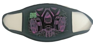 Salem Horrorfest 2020 mask-graphic purple-gas mask WW1-black mask for collectors - Picture 1 of 5