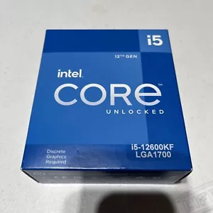 Intel-Core i5-12600KF Unlocked Desktop Processor 10 Core (6P+4E) #BX8071512600KF - Picture 1 of 4