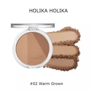Sombreado de afinación de tono Holika Holika 9,5 g con cepillo 2 en 1 - vendedor de EE. UU. - Imagen 1 de 4