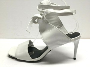 zara tie up sandals